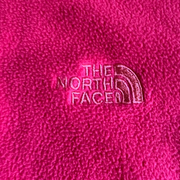 North Face Pink Fleece Jacket Quarter-Zip - Picture 3 of 5